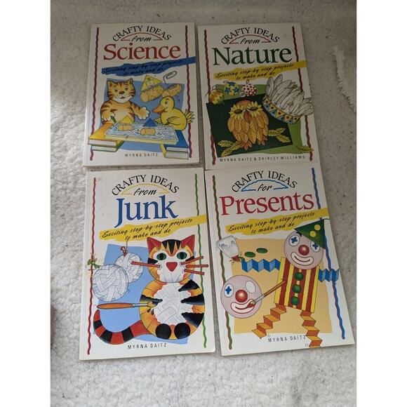 Crafty Ideas From Junk Nature For Presents Science Myrna Daitz Kids Craft Books - Picture 1 of 2